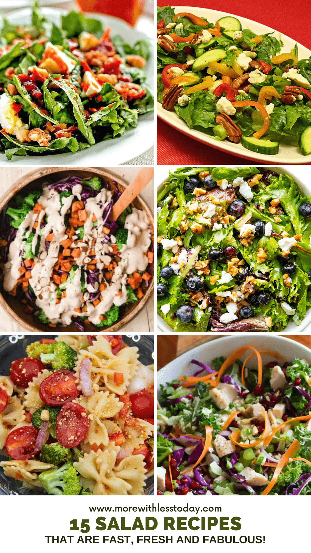 15 Salad Recipes That Are Fast, Fresh and Fabulous! - PIN