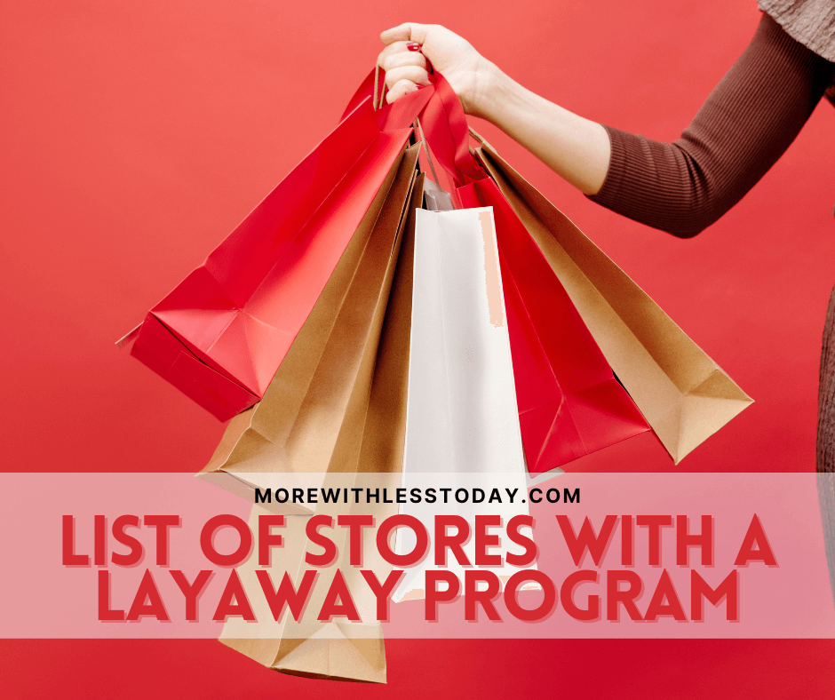 Complete Guide to Layaway Stores with Layaway Programs