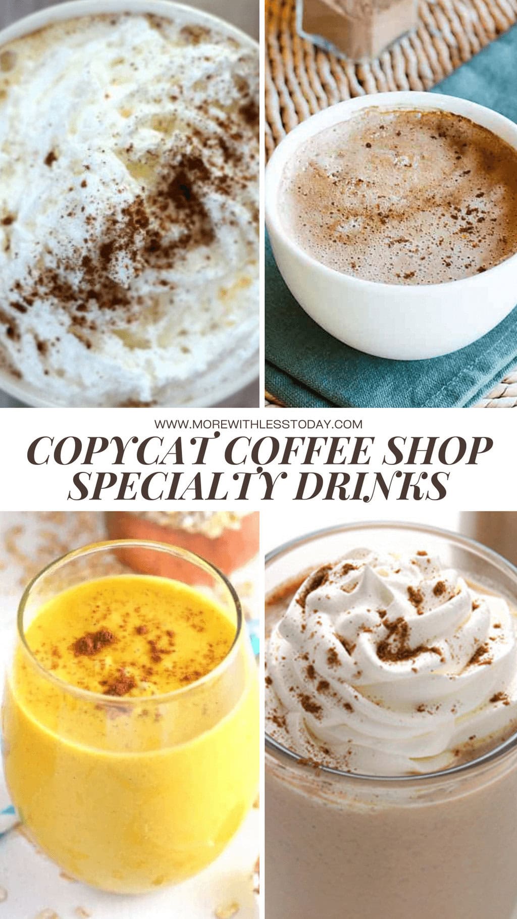 Copycat Coffee Shop Specialty Drinks You Can Make at Home - PIN