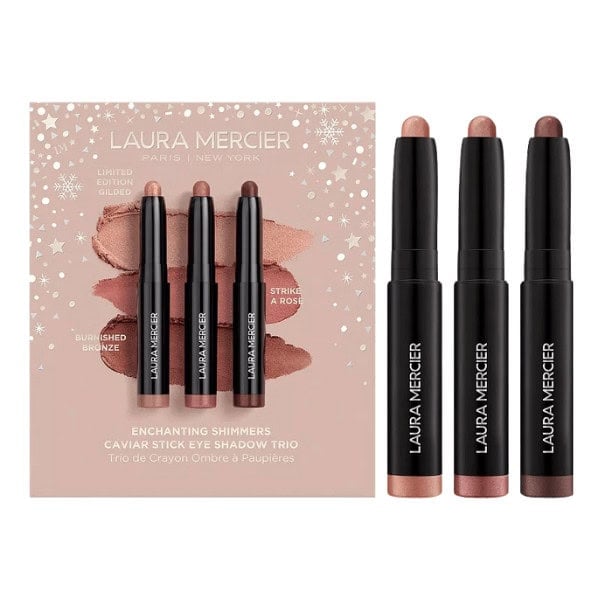 Enchanting Shimmers Mini Caviar Stick Eyeshadow Trio - Beauty Gift Sets Under $50