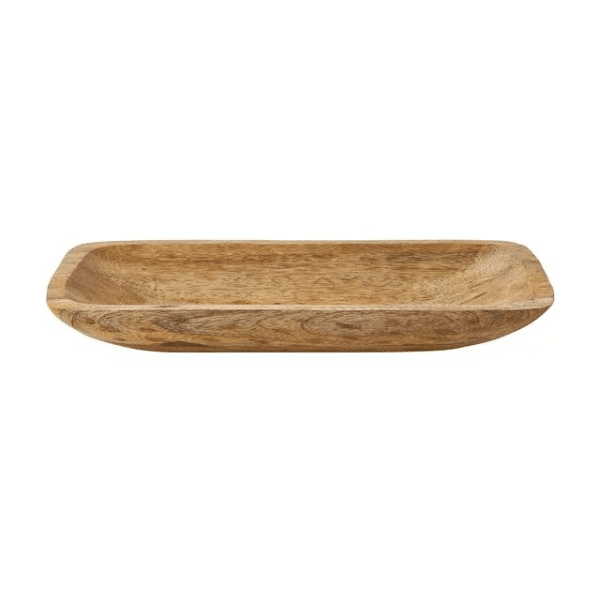 Hand Carved Wood Tray From The Dave And Jenny Marrs Collection