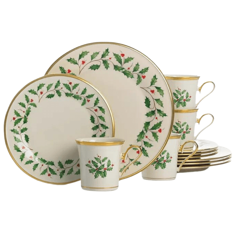 Holiday 12-Piece Plate & Mug Set from Macy's Backstage