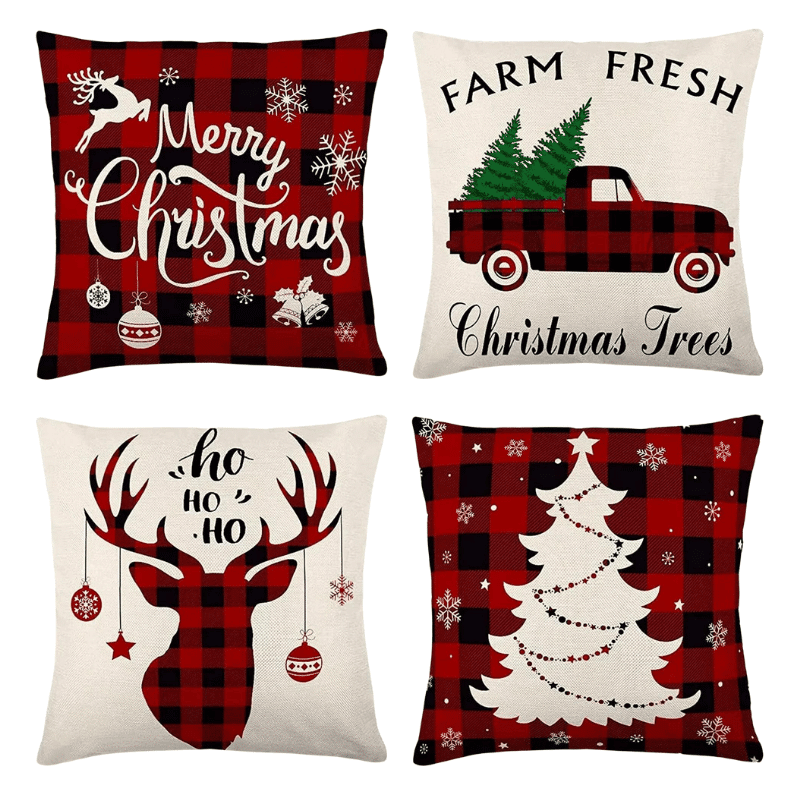 Jeexi - Christmas Pillow Covers Set from Walmart Christmas Clearance