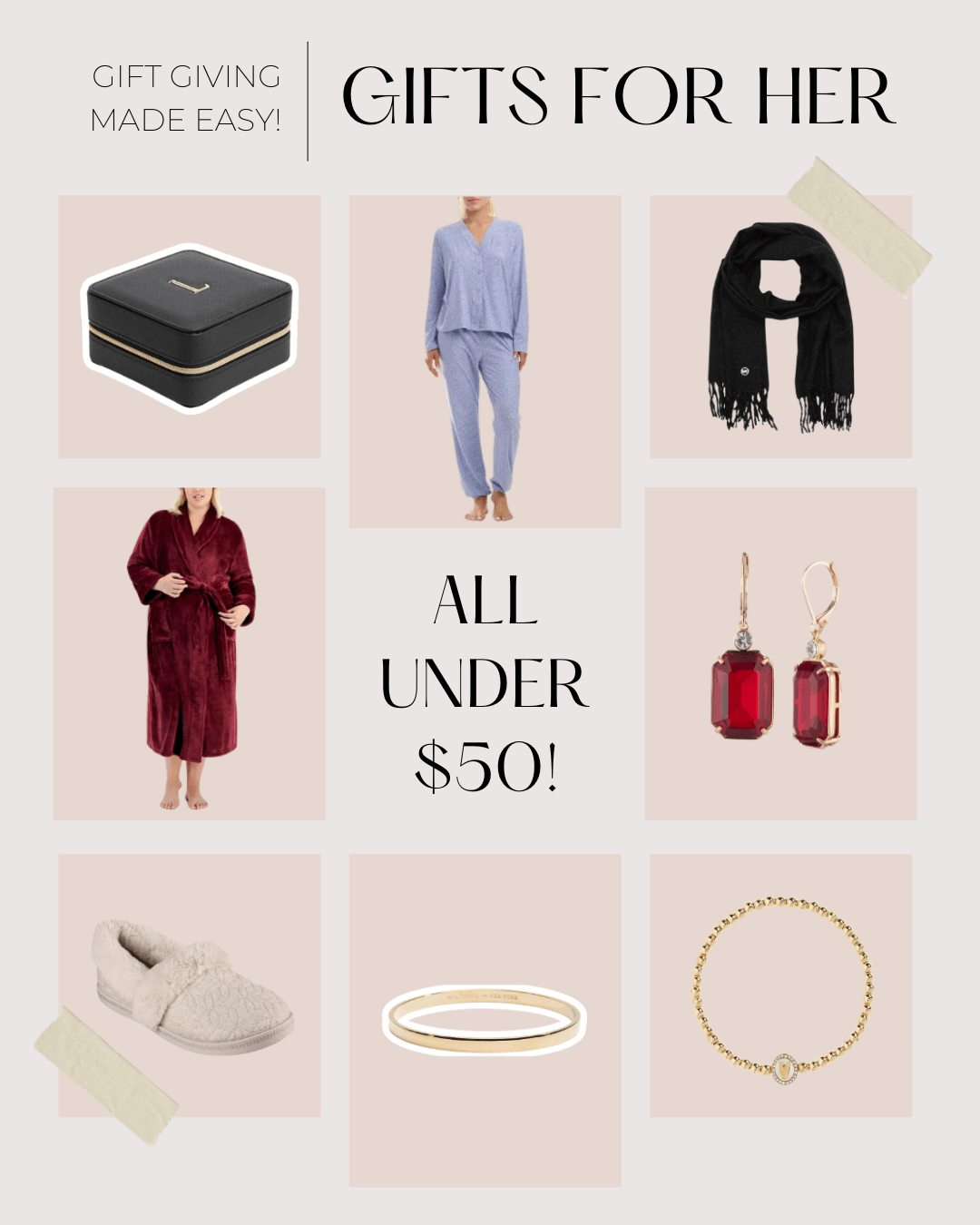 New Gifts for Her Under $50 - PIN