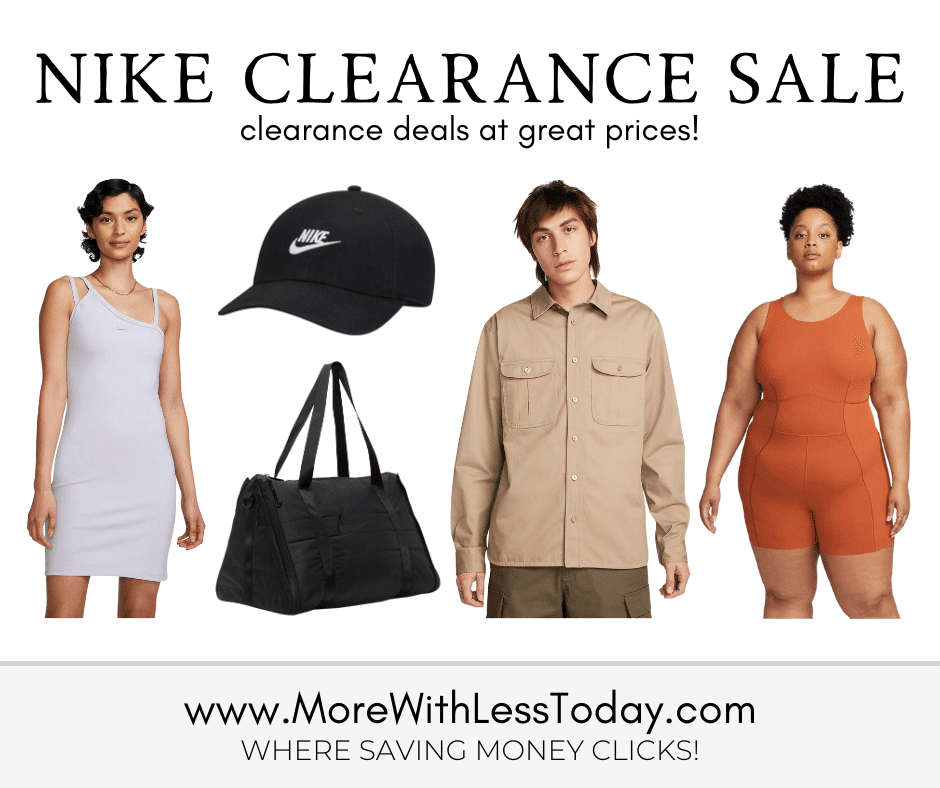 New deals from Nike Clearance