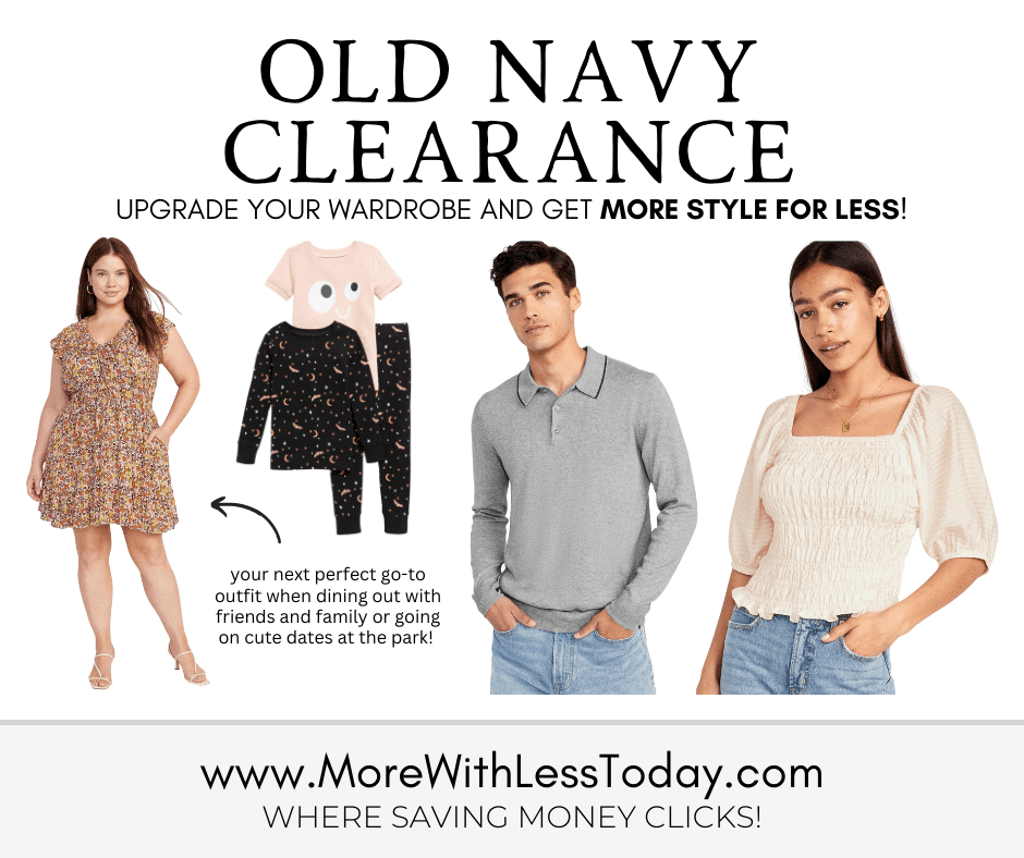 New items from Old Navy Outlet and Old Navy Clearance