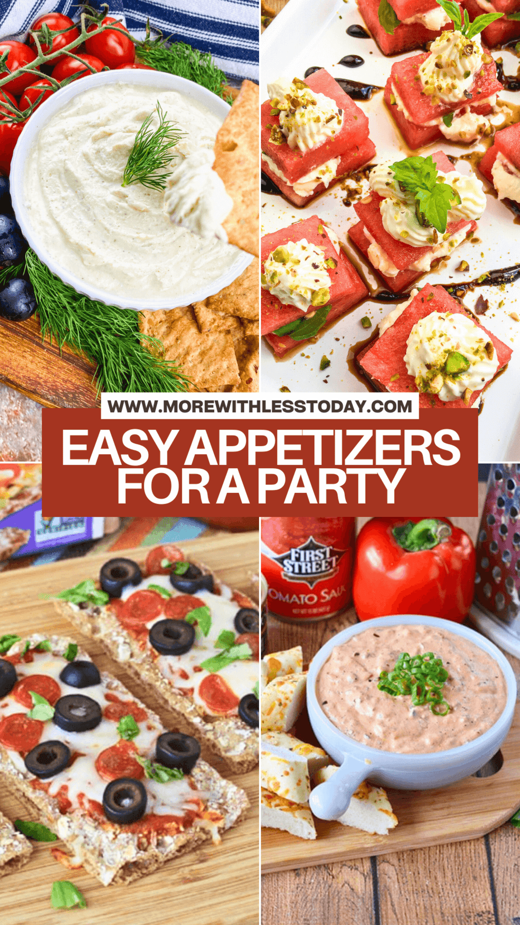 Easy Appetizers for a Party - PIN