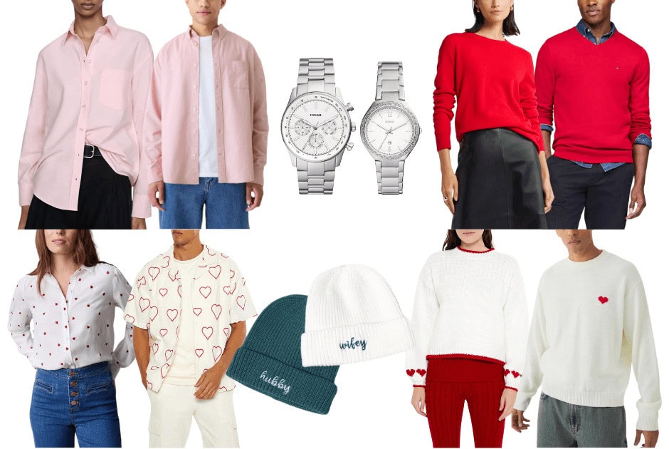 Matching Couple Outfit Ideas and Gifts for Valentine's Day