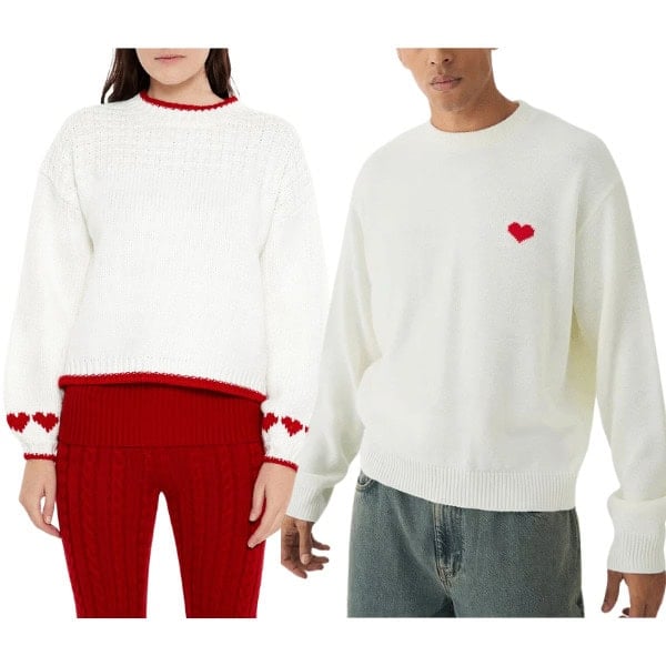 Matching Couple Outfit Ideas for Valentine's Day - Hearts