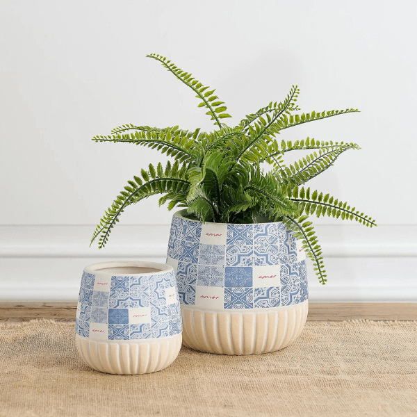 Spanish Tile Ceramic Planter