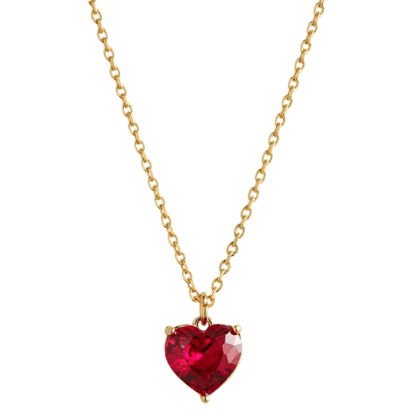 my love birthstone heart pendant necklace