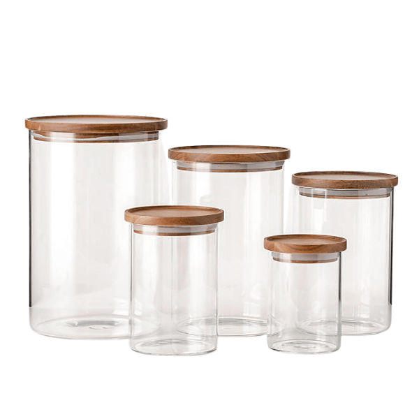 5-Piece Glass Canisters from Sam’s Club Clearance
