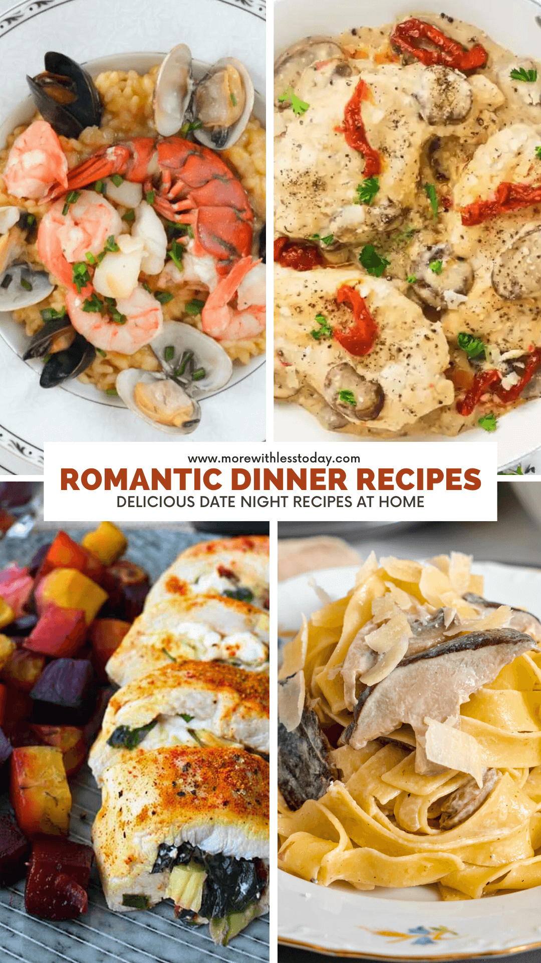 Delicious Romantic Dinner Recipes - PIN