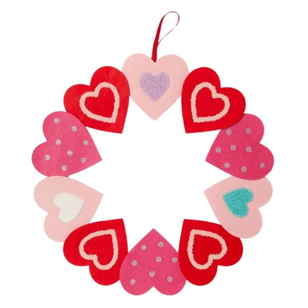 Felt Heart Wreath - Valentine’s Day Decor from Target