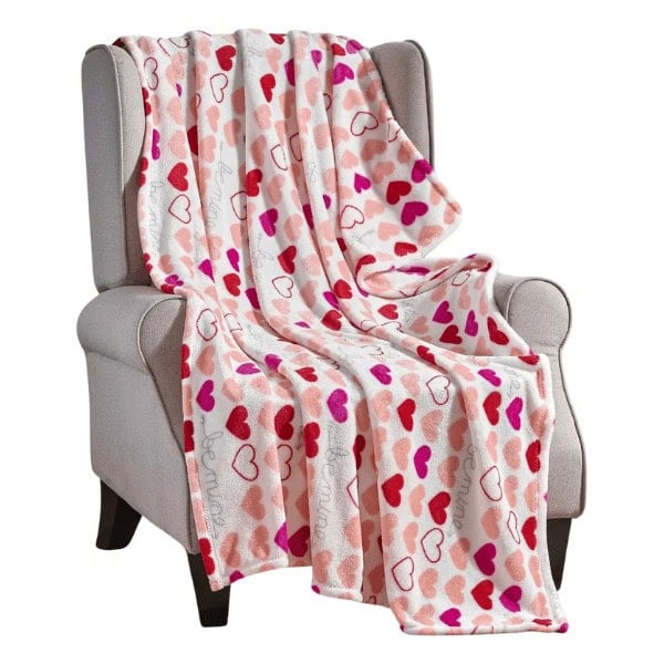 Isabella Micro Plush Decorative Valentine Throw Blanket