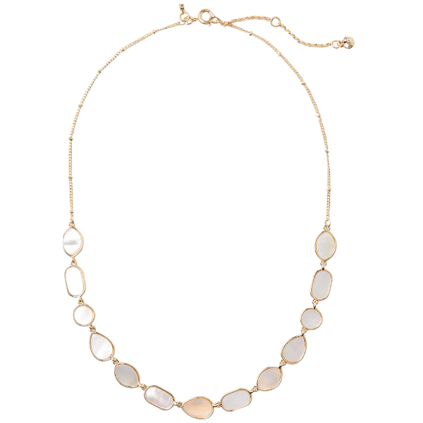 Mother Of Pearl Statement Necklace