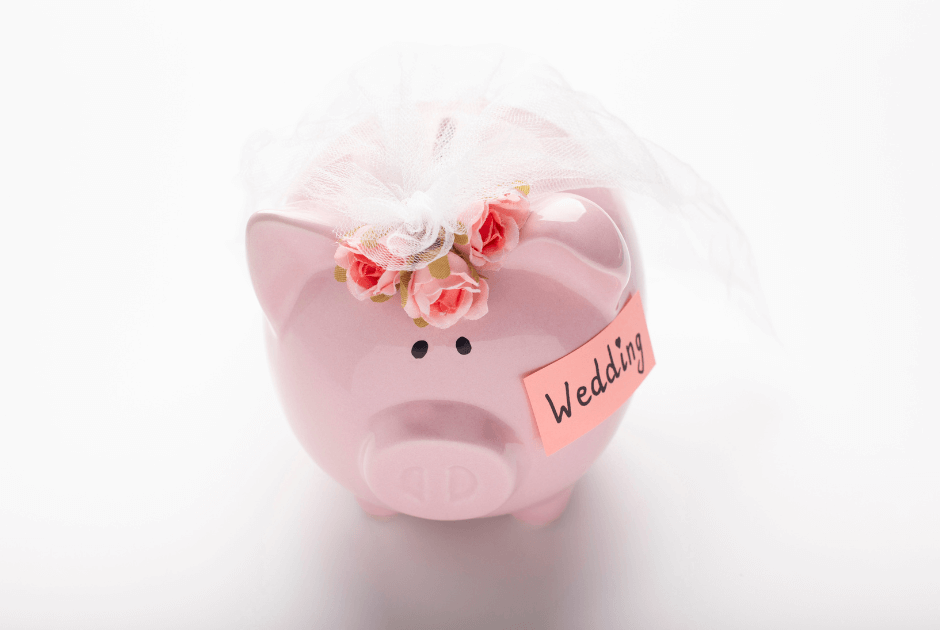 A wedding piggy bank - Affordable Wedding Tips