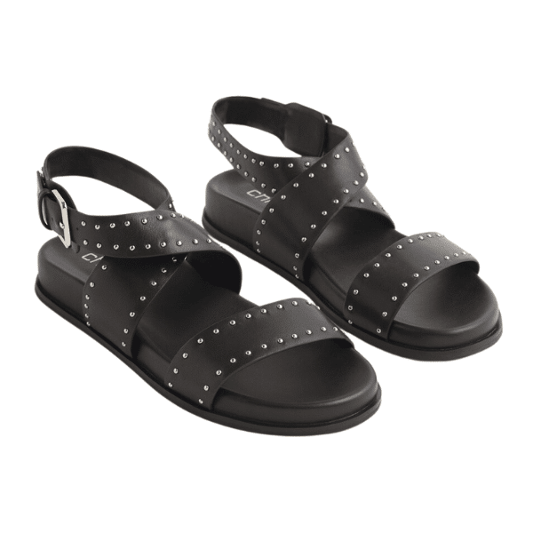 Black Leather Sandals from Chico’s Clearance