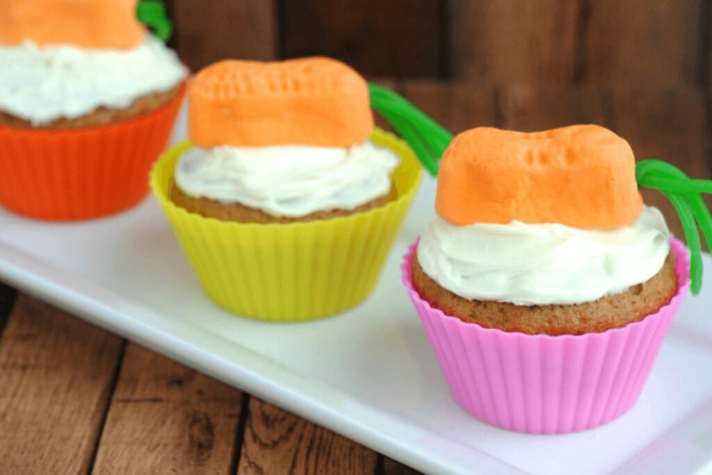 Cute Carrot Cake Cupcakes