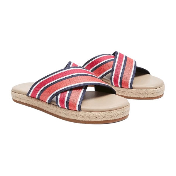 Dream Cloud Criss-Cross Espadrille Slide