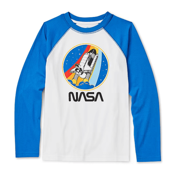 Little & Big Boys Long Sleeve Graphic T-Shirt