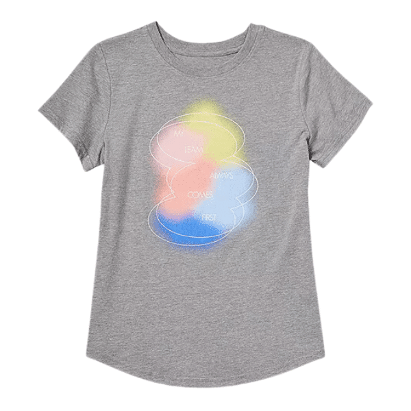 Little & Big Girls Short Sleeve Graphic T-Shirt
