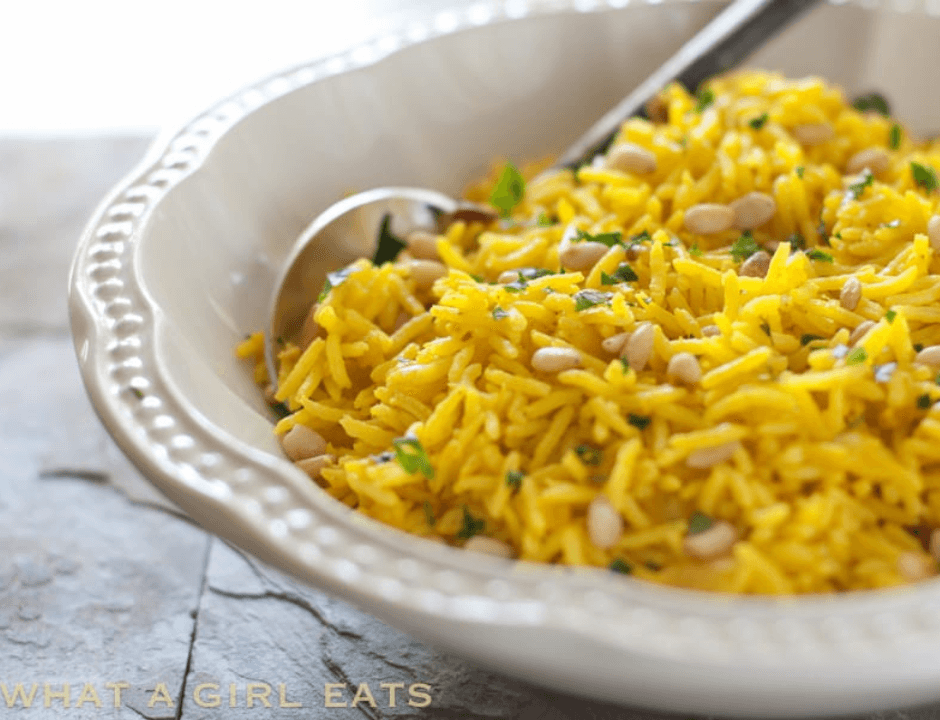 Mediterranean Rice Pilaf - Ham Side Dishes