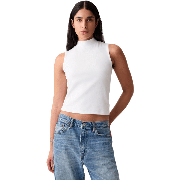 Modern Mockneck Tank Top