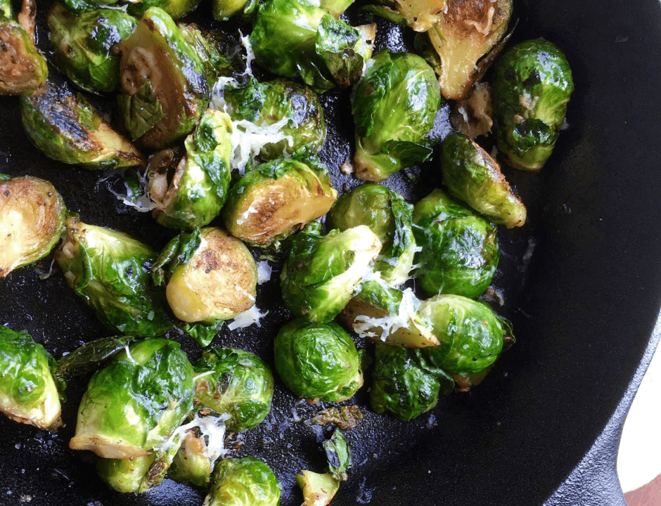 Roasted Brussels Sprouts with Balsamic Glaze