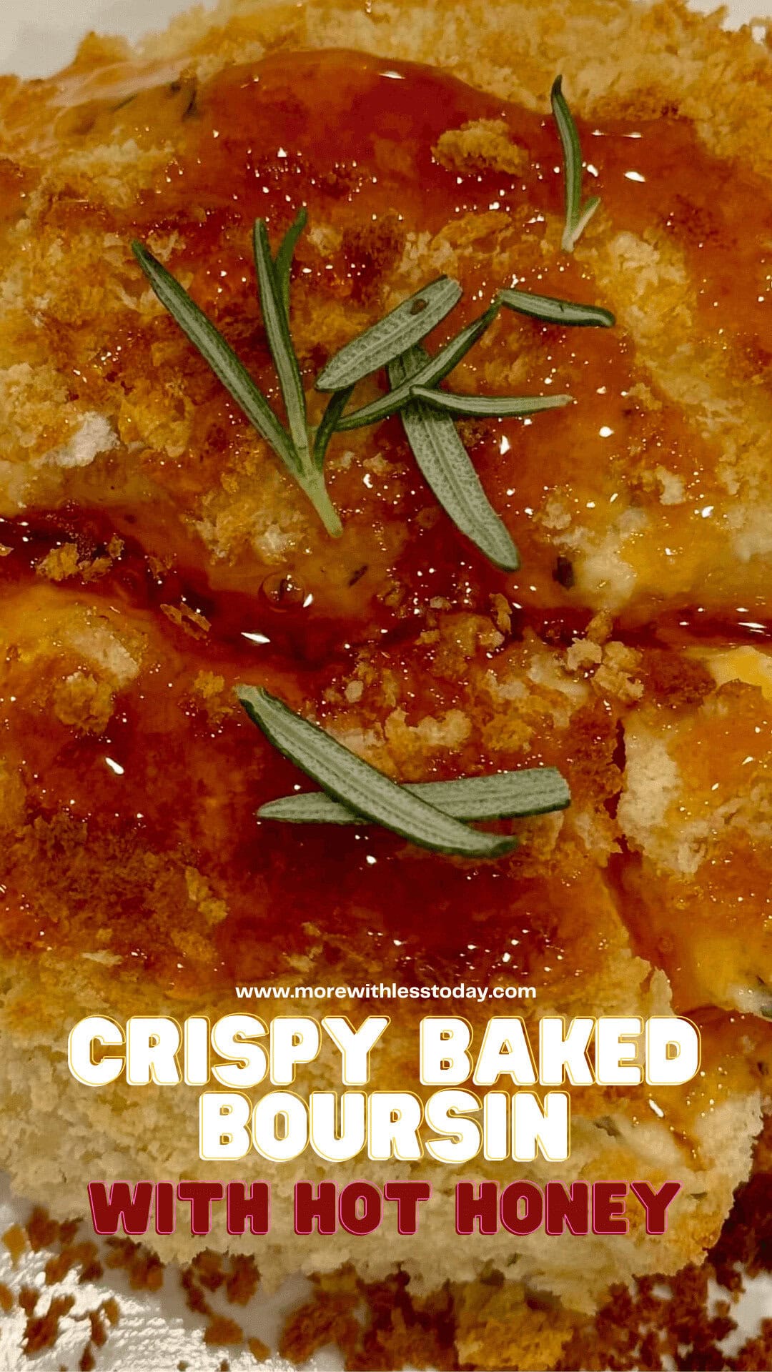 Crispy Baked Boursin with Hot Honey - PIN