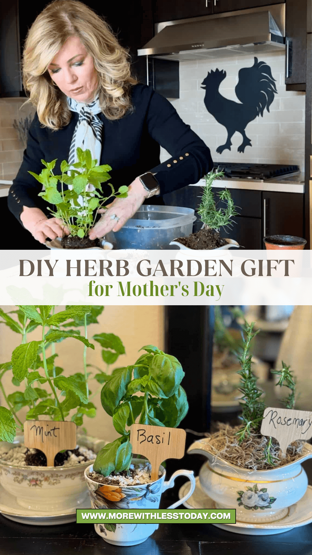 DIY Herb Garden Gift for Mother's Day - PIN