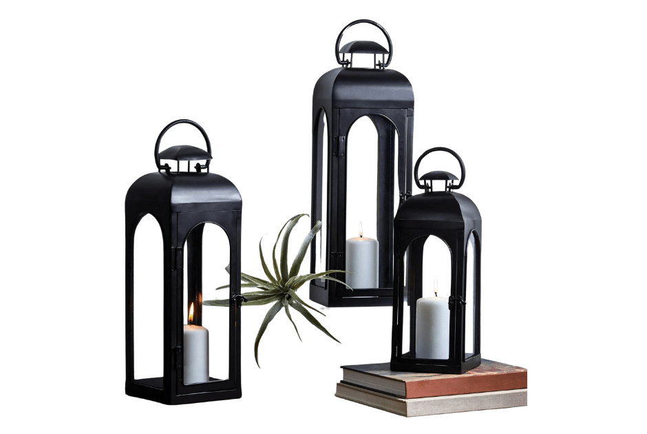 Metal Candle Holder Lantern