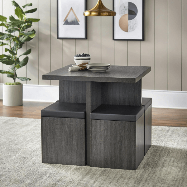 5-Piece Dexter Dining Room-Kitchen Set - Furniture for Small Spaces