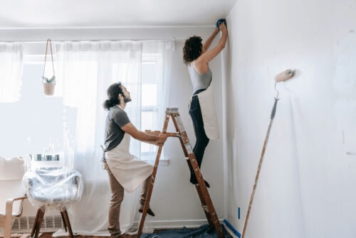 A couple doing a home renovation - Home Decor Under $30 from Amazon