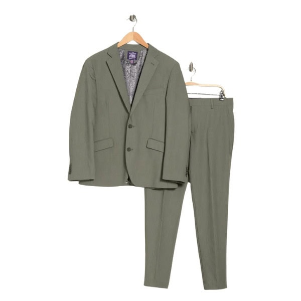 ABi-Stretch Solid 2-Piece Suit