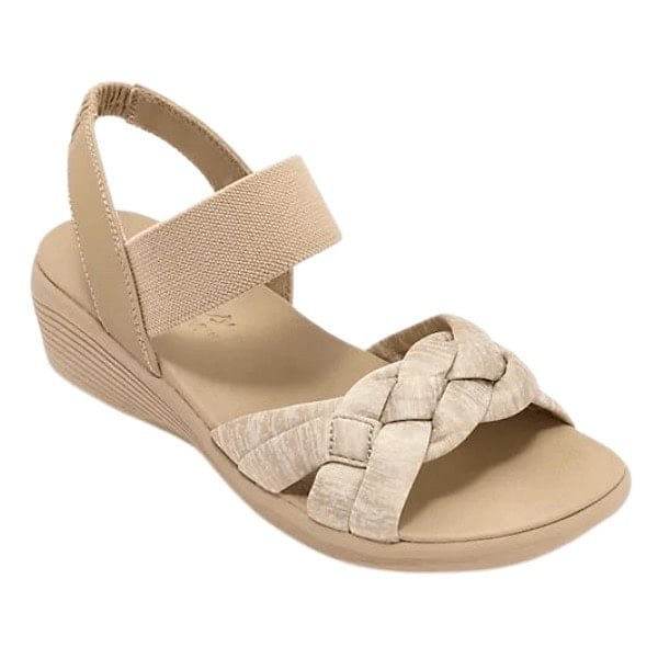 Arya Vegan Braided Slingback Wedges