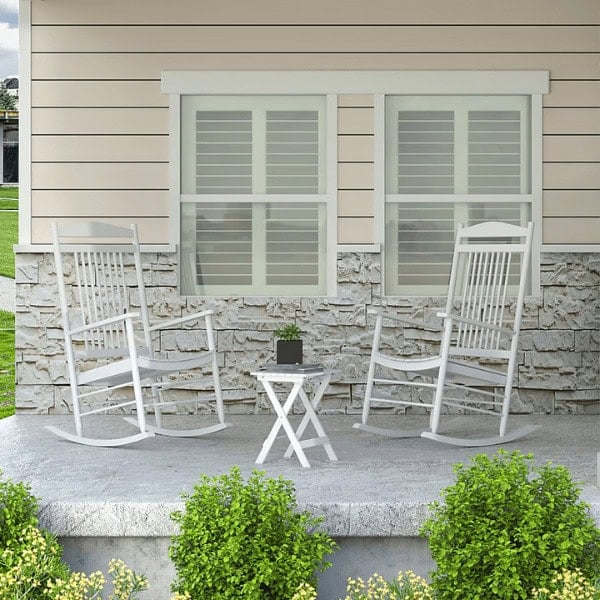 Cedar Wood Rocking Chair Set - Shop at Lowe's