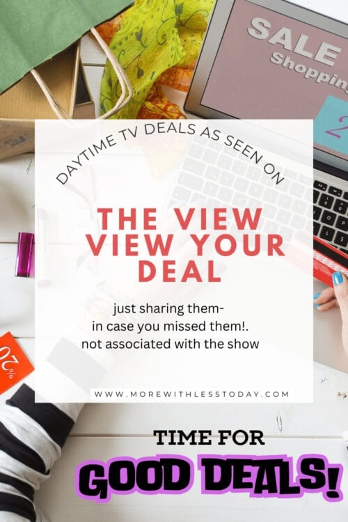 Graphic for View Your Deal from ABC's The View