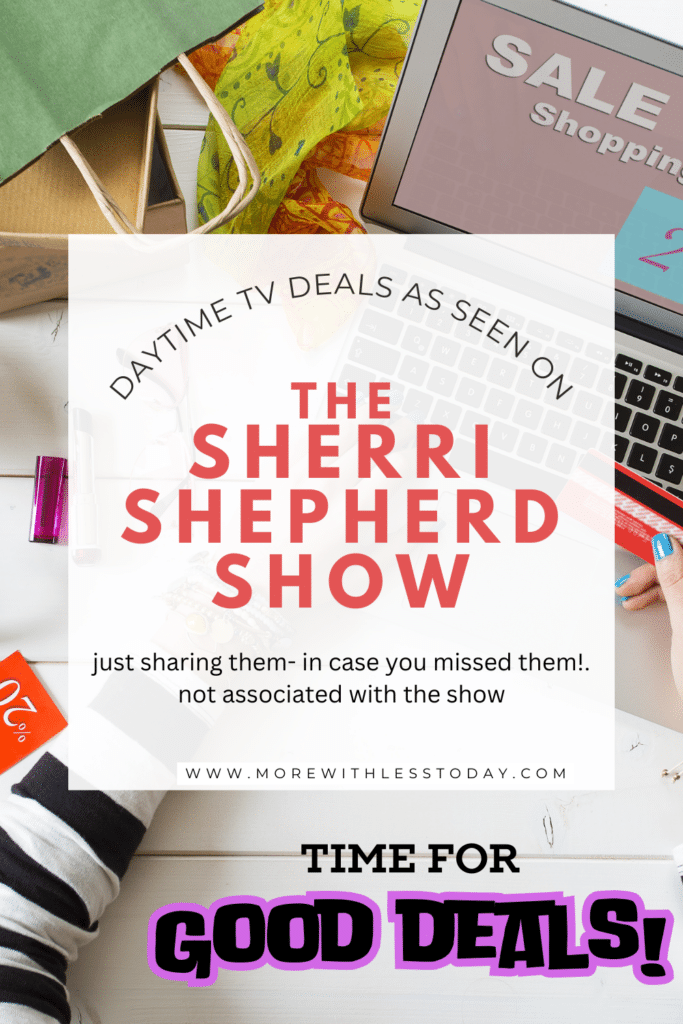 Current SHERRI Shepherd Show Deals Shop Sherri's Pop Up Shop Today