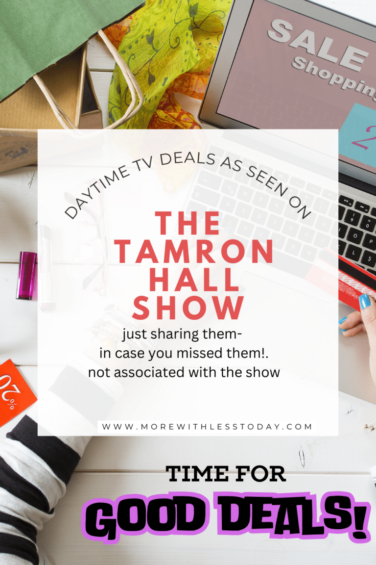 Tamron Hall Show Deals Today See Current Shop Tam Fam Deals