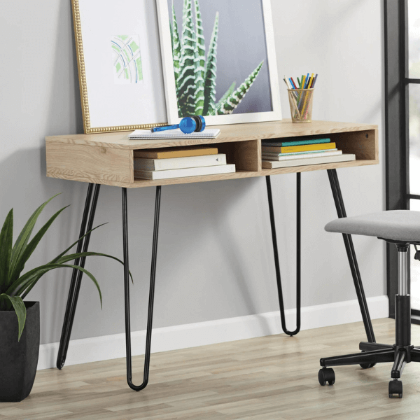 Hairpin Writing Desk - Furniture for Small Spaces