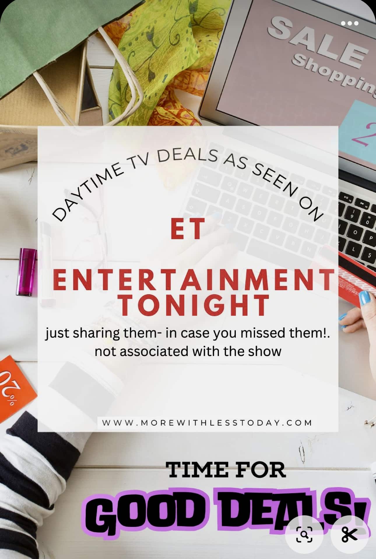 Entertainment Tonight deals graphic