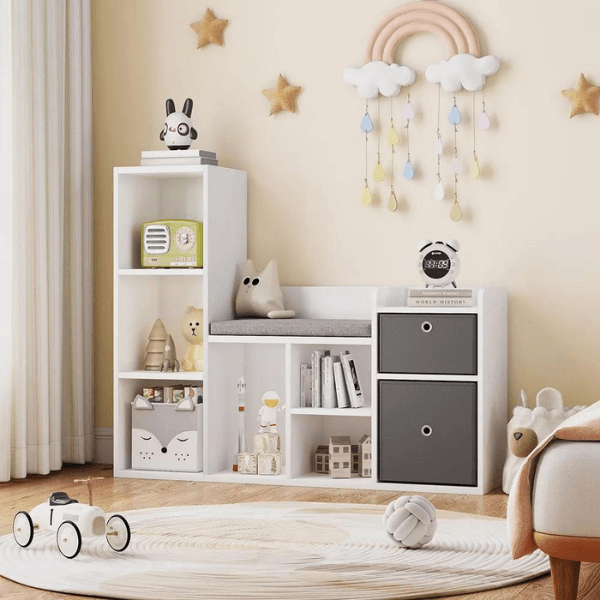 Kids Bookshelf and Toy Storage Organizer - Affordable On-Trend Kids' Room Decor