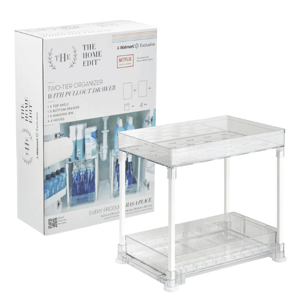 Under Cabinet 2-Tier Storage Tower