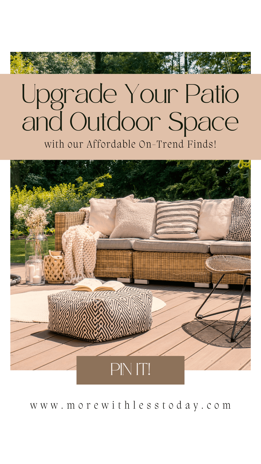Upgrade Your Patio and Outdoor Space with Affordable On-Trend Finds - PIN