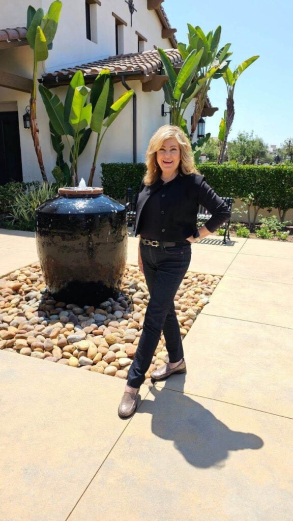 Lori Felix in Clark's shoes