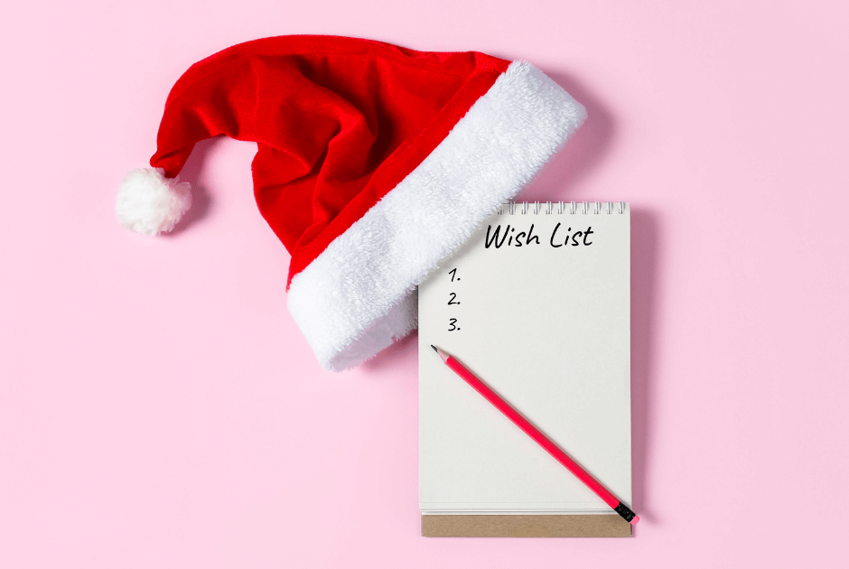 A closeup of a pending Christmas wishlist - How to Set Up a Wish List on Amazon.com