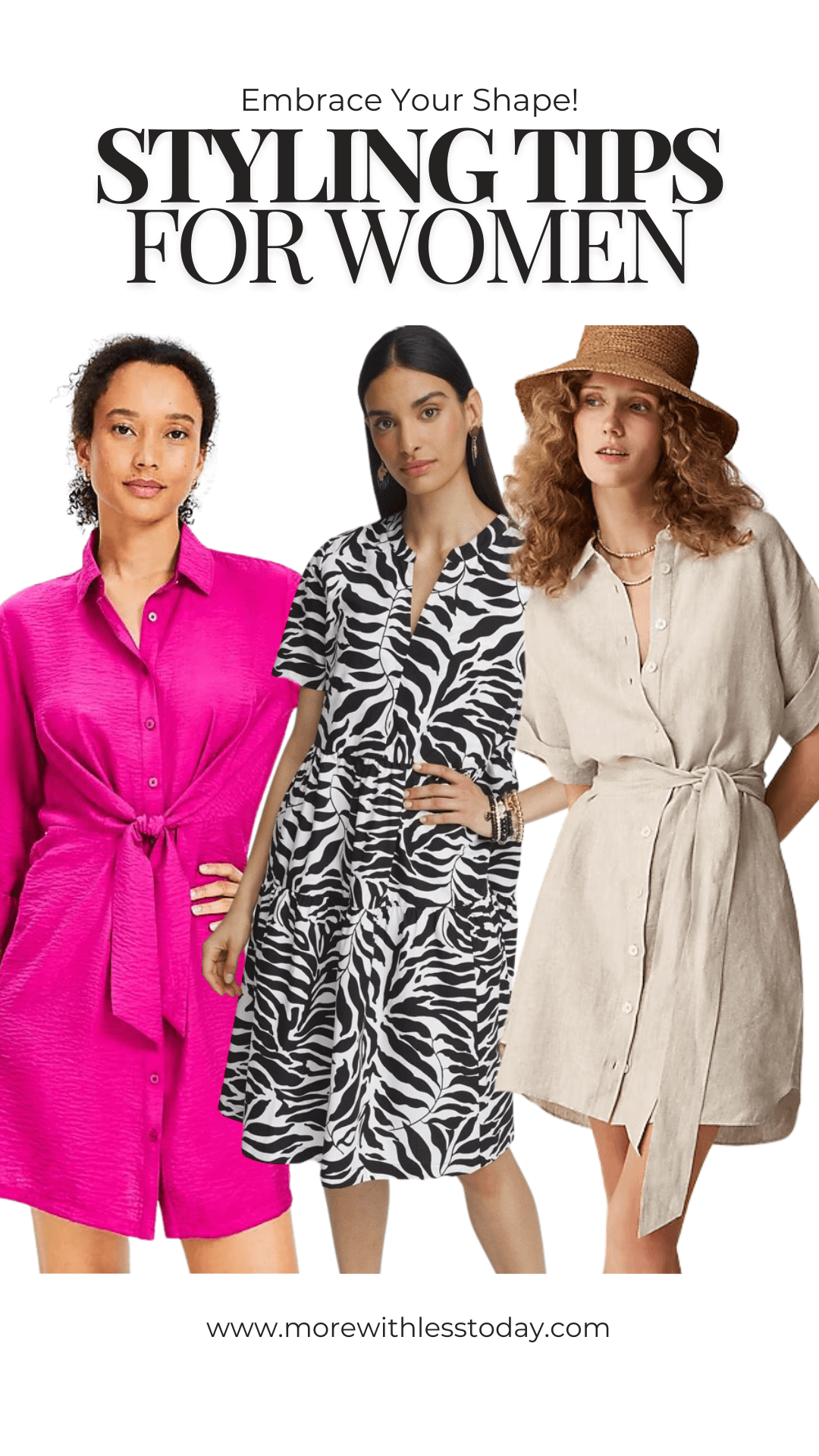 Embrace Your Shape - Styling Tips For Women Over 50 - PIN