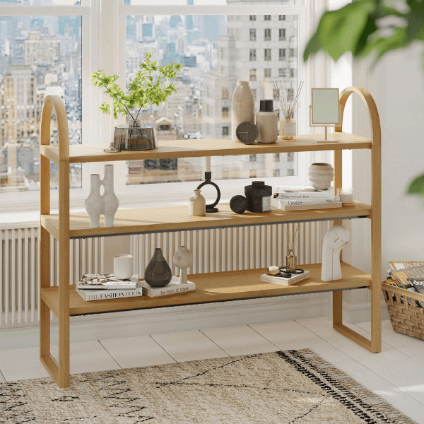 3-Shelf Open Bookcase - The Drew Barrymore Flower Home Collection