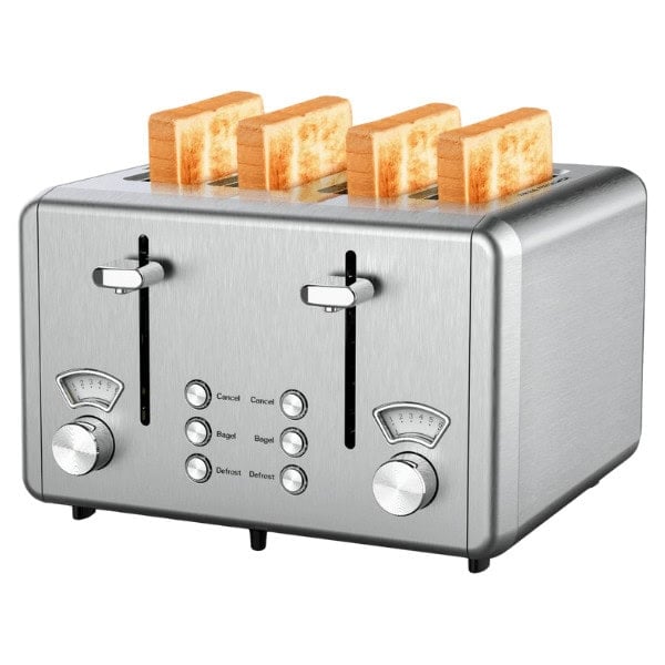 4 Slice Stainless Steel Toaster